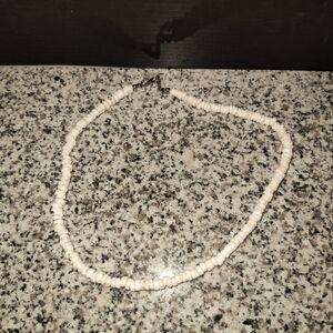 Hawaiian Puka Necklace. Good Luck Charm Necklace. Beach Surfer Wear.